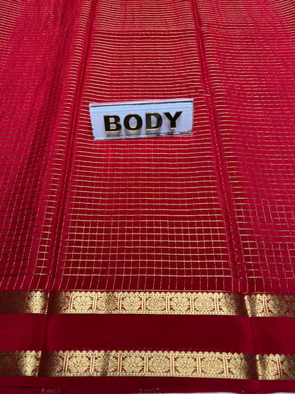 Pure Mysore Silk Saree.