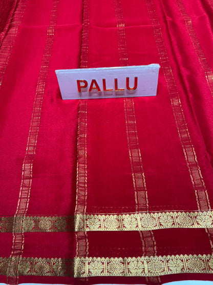Pure Mysore Silk Saree.