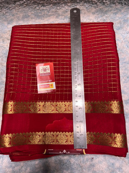 Pure Mysore Silk Saree.