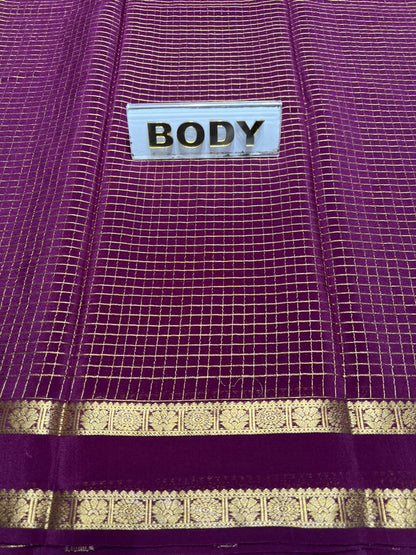 Pure Mysore Silk Saree.