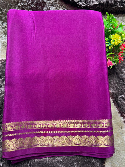 Pure Mysore Silk Saree.