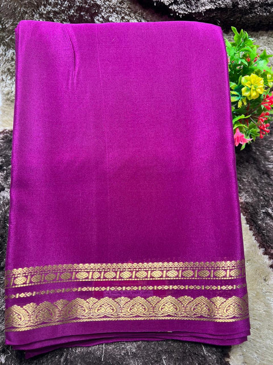 Pure Mysore Silk Saree.