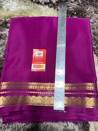 Pure Mysore Silk Saree.