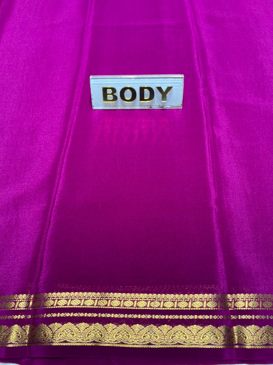 Pure Mysore Silk Saree.