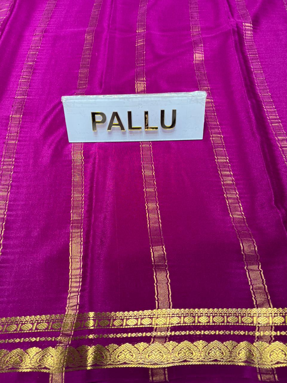 Pure Mysore Silk Saree.