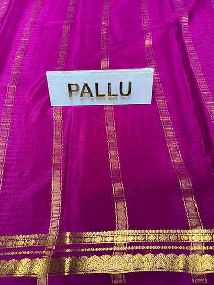 Pure Mysore Silk Saree.