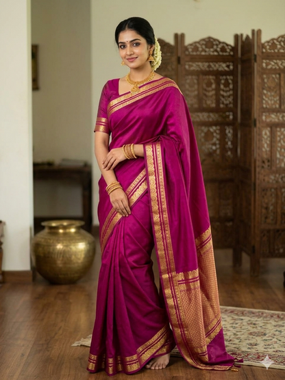 Pure Mysore Silk Saree.