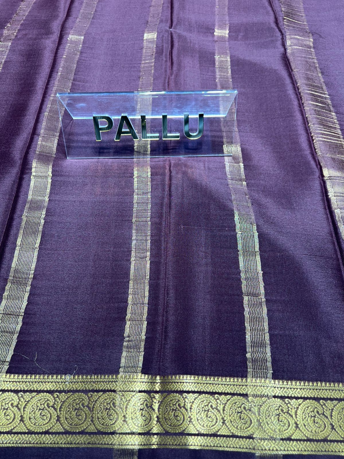 Pure Mysore Silk Saree ( 60 Grams )
