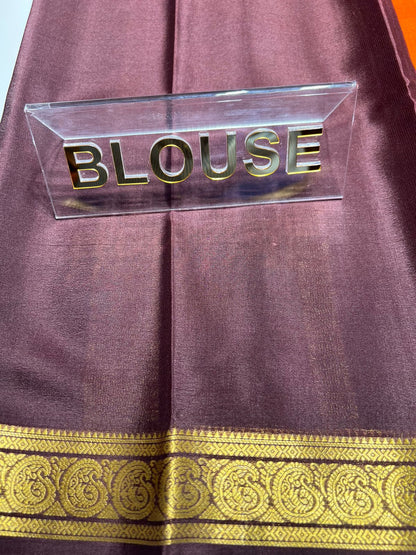 Pure Mysore Silk Saree ( 60 Grams )