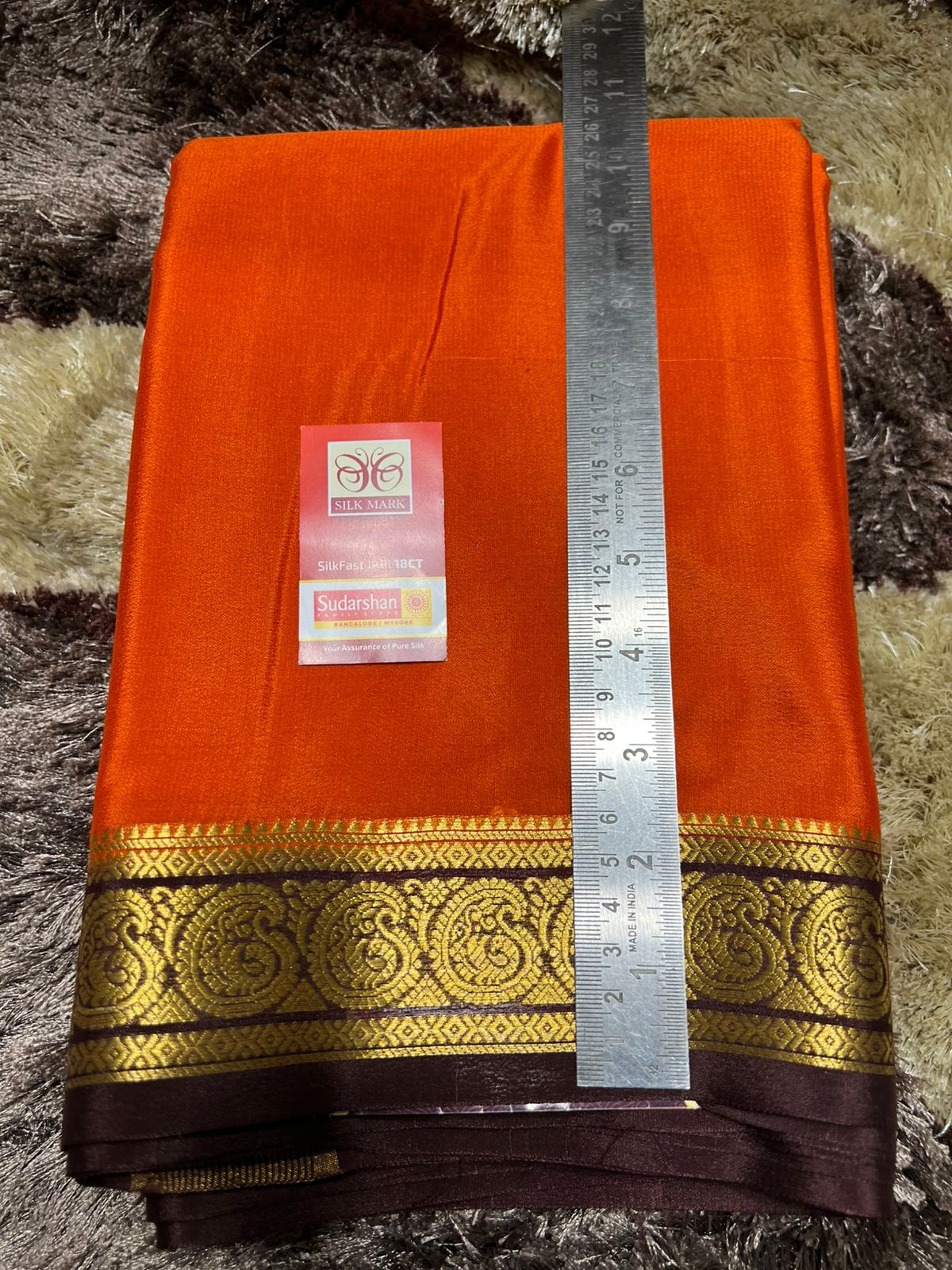 Pure Mysore Silk Saree ( 60 Grams )