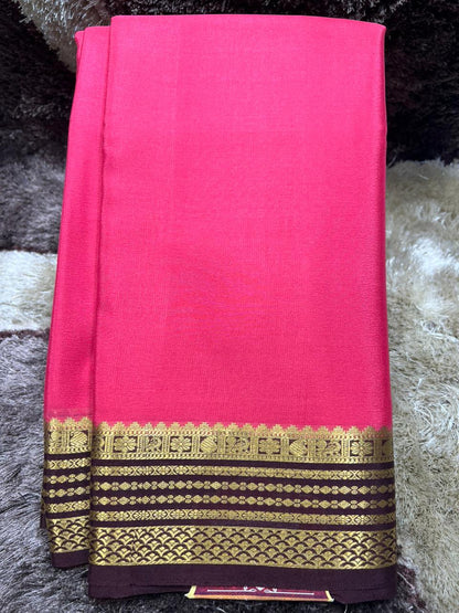 Pure Mysore Silk Saree ( 60 Grams )