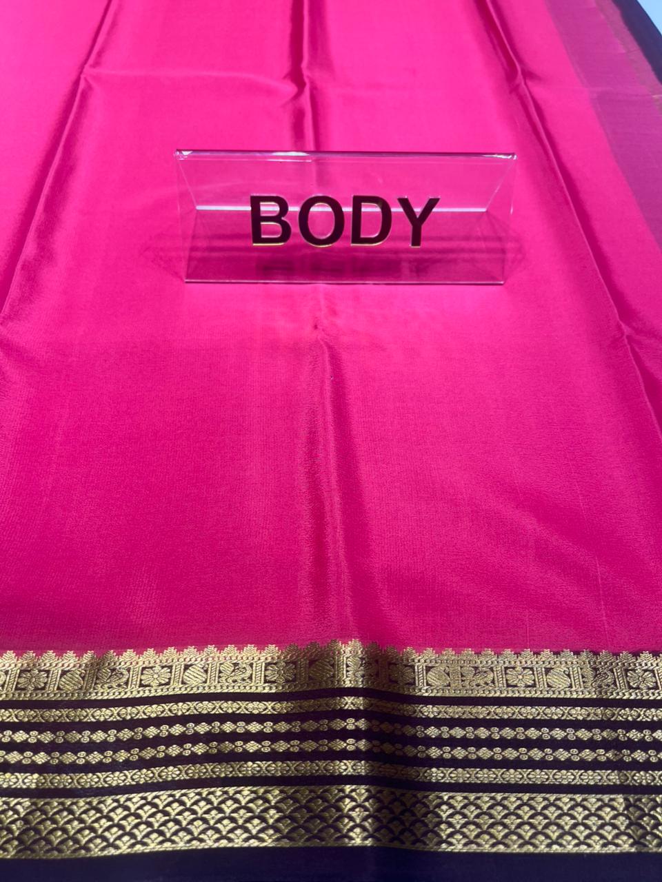 Pure Mysore Silk Saree ( 60 Grams )
