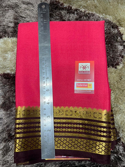 Pure Mysore Silk Saree ( 60 Grams )