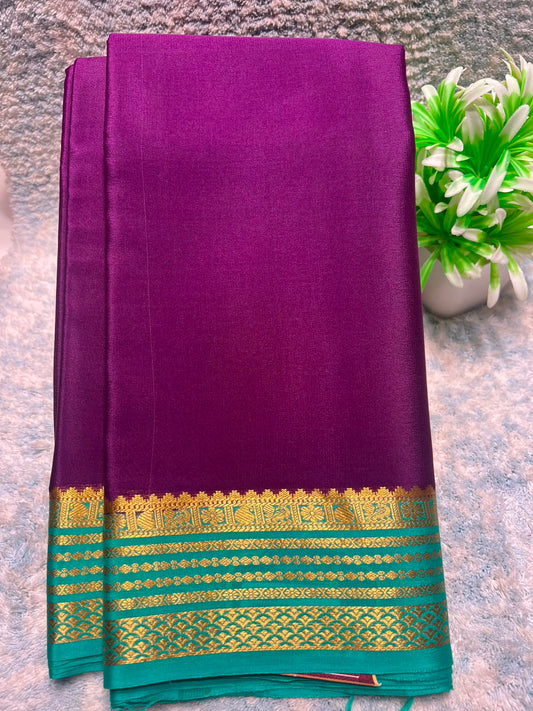 Pure Mysore Silk Saree ( 60 Grams )