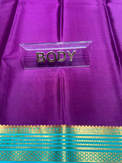 Pure Mysore Silk Saree ( 60 Grams )