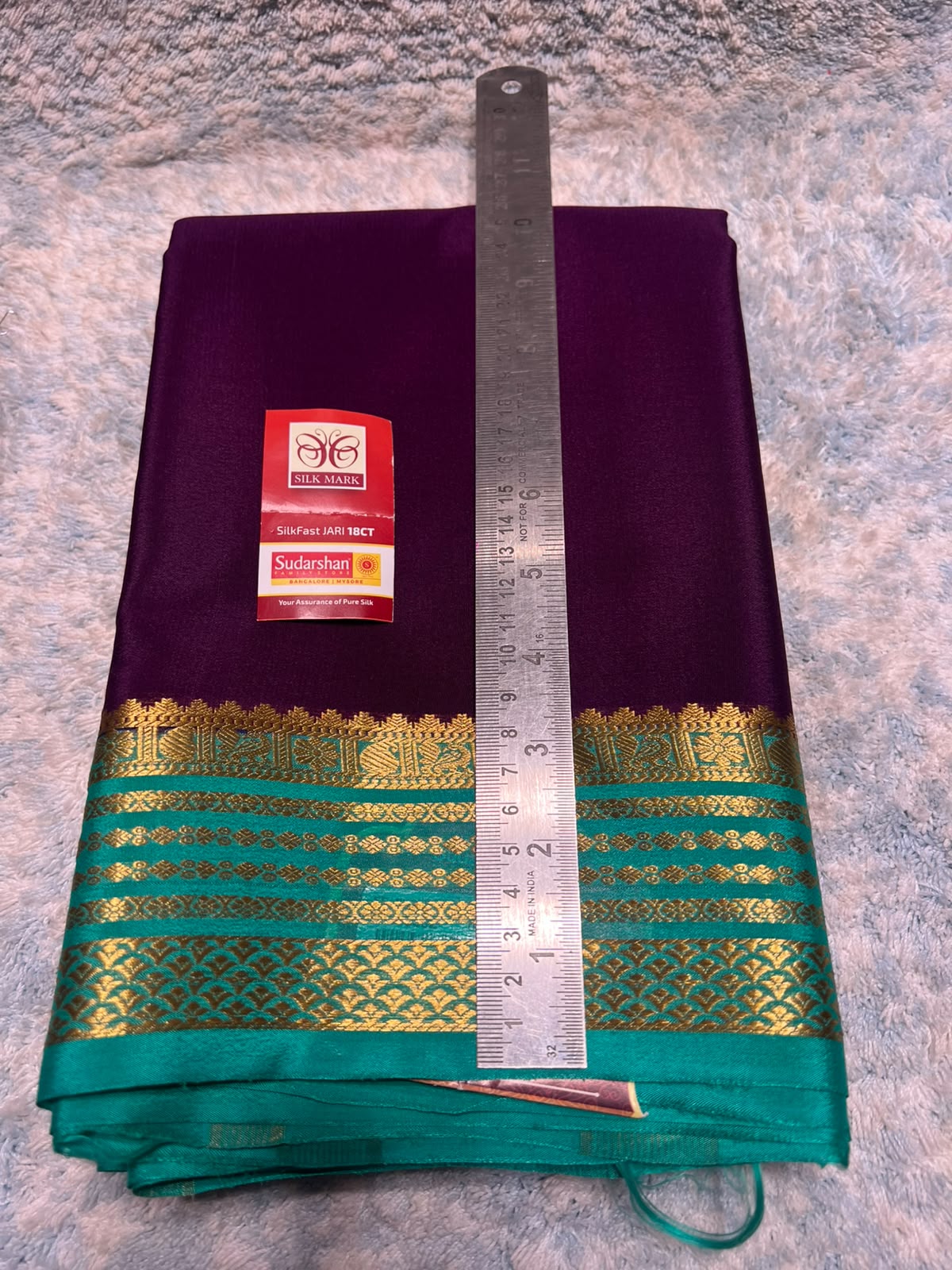 Pure Mysore Silk Saree ( 60 Grams )