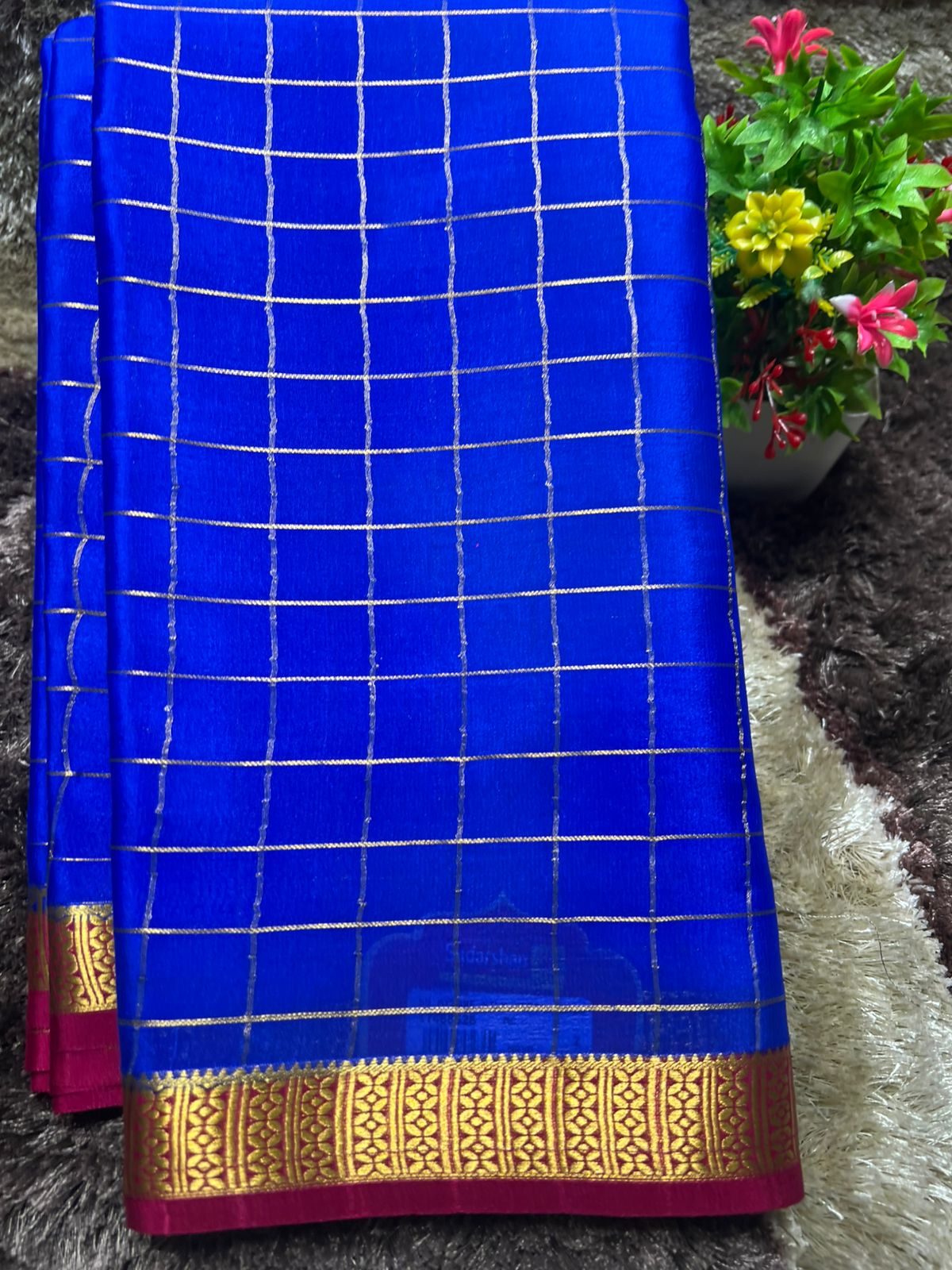 Pure Mysore Silk Saree ( 60 Grams )