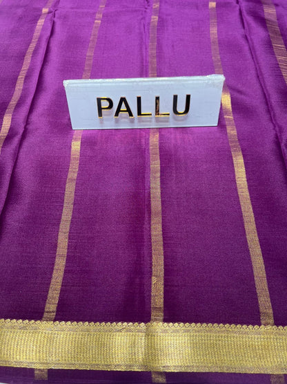 Pure Mysore Silk Saree ( 60 Grams )