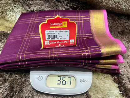Pure Mysore Silk Saree ( 60 Grams )