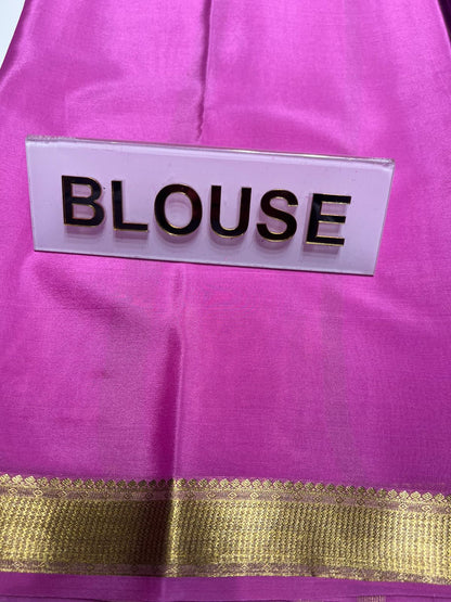 Pure Mysore Silk Saree ( 60 Grams )