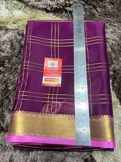 Pure Mysore Silk Saree ( 60 Grams )