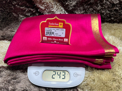Pure Mysore Silk Saree ( 60 Grams )