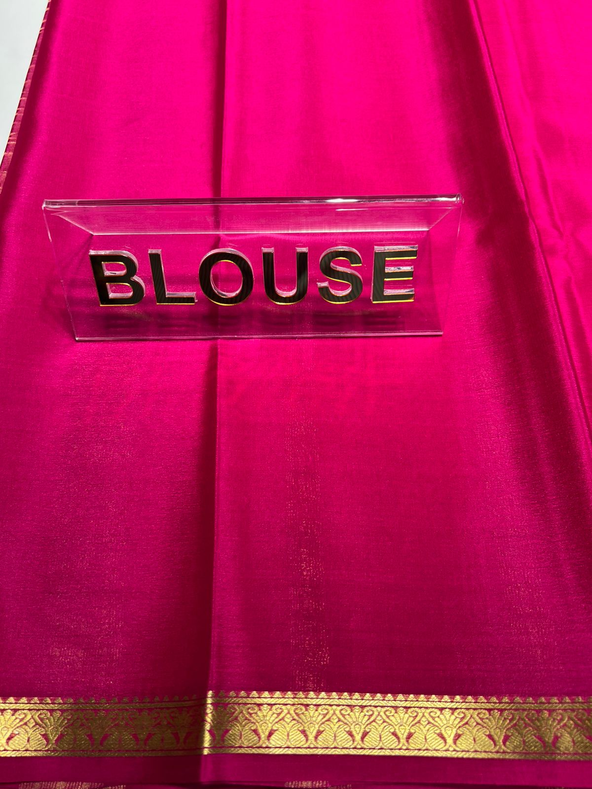Pure Mysore Silk Saree ( 60 Grams )