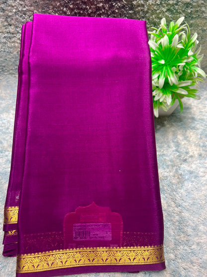 Pure Mysore Silk Saree ( 60 Grams )