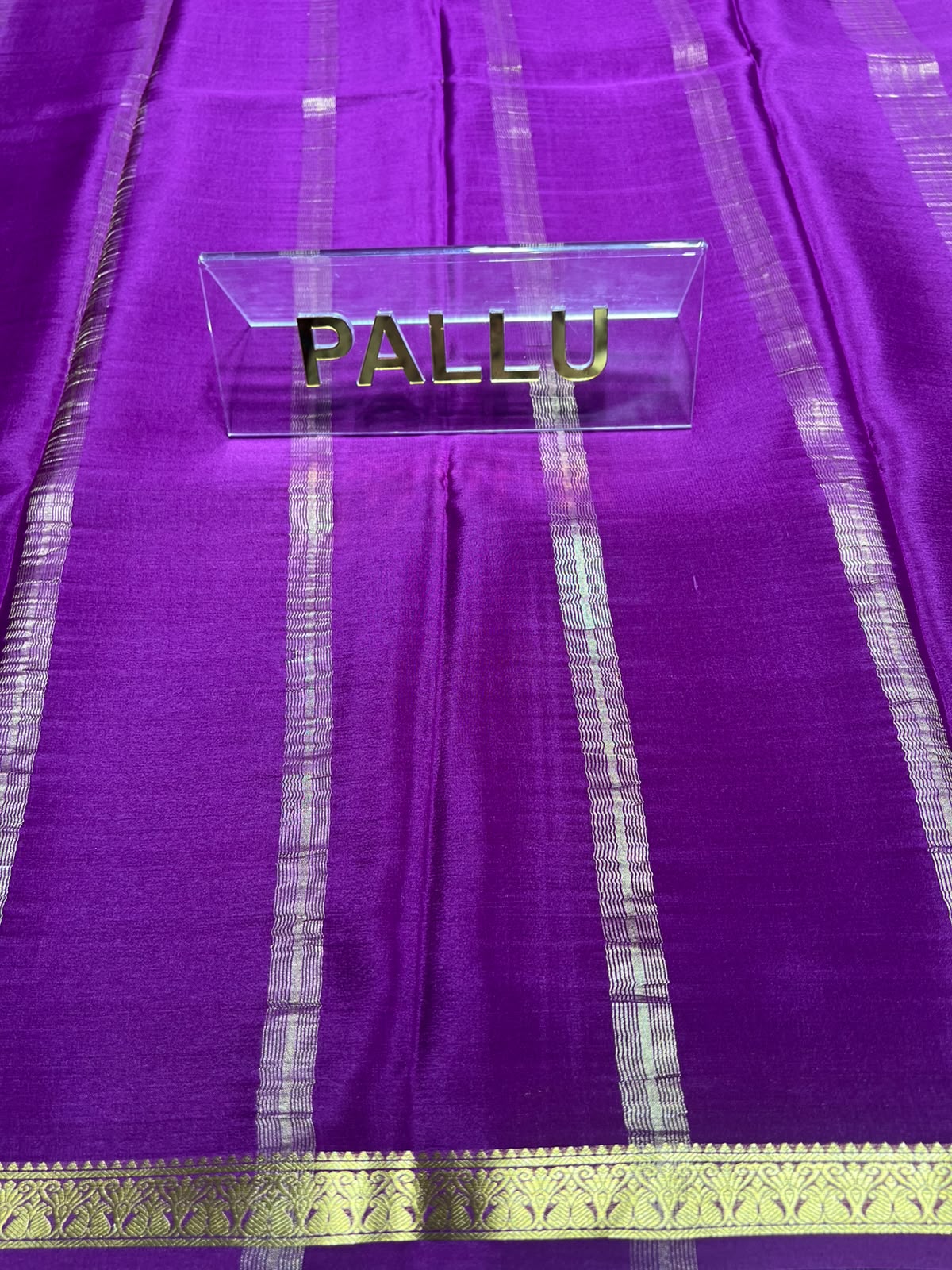 Pure Mysore Silk Saree ( 60 Grams )