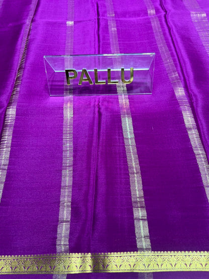 Pure Mysore Silk Saree ( 60 Grams )