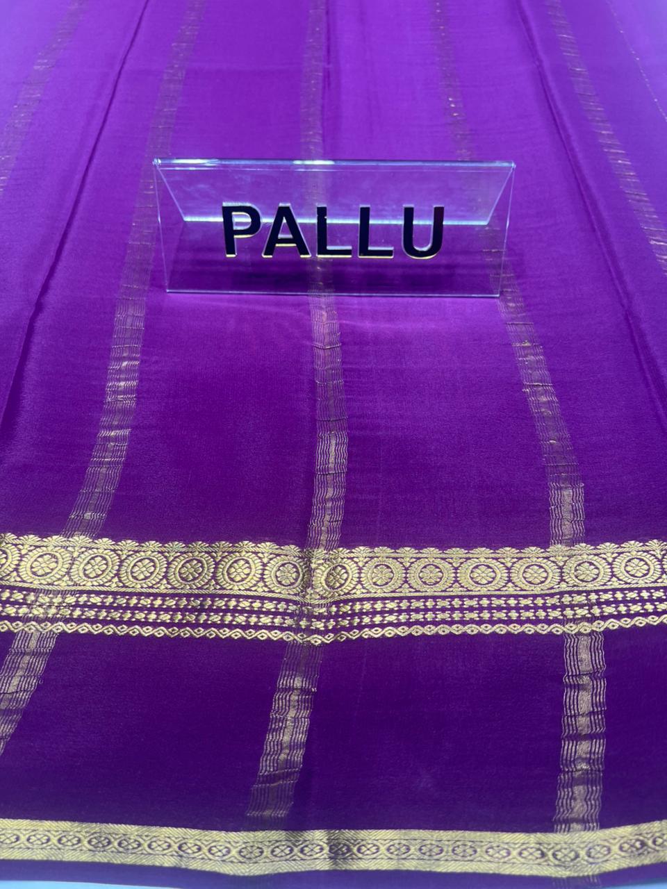 Pure Mysore Silk Saree ( 60 Grams )