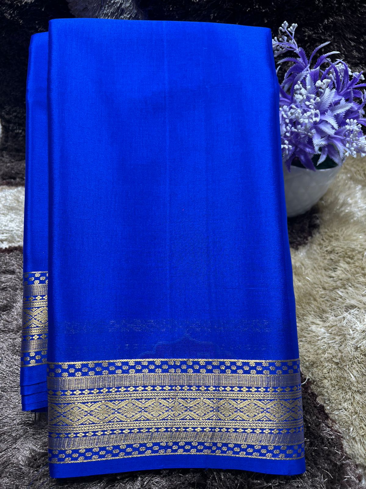 Pure Mysore Silk Saree ( 60 Grams )