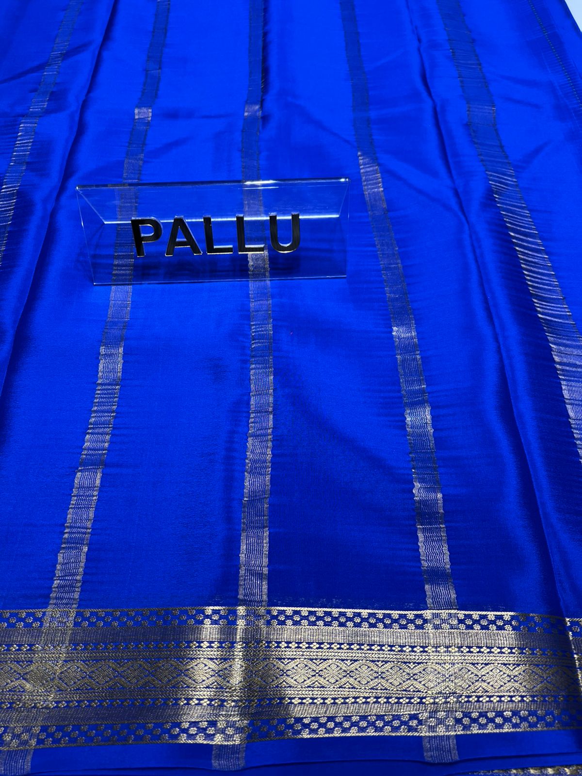 Pure Mysore Silk Saree ( 60 Grams )