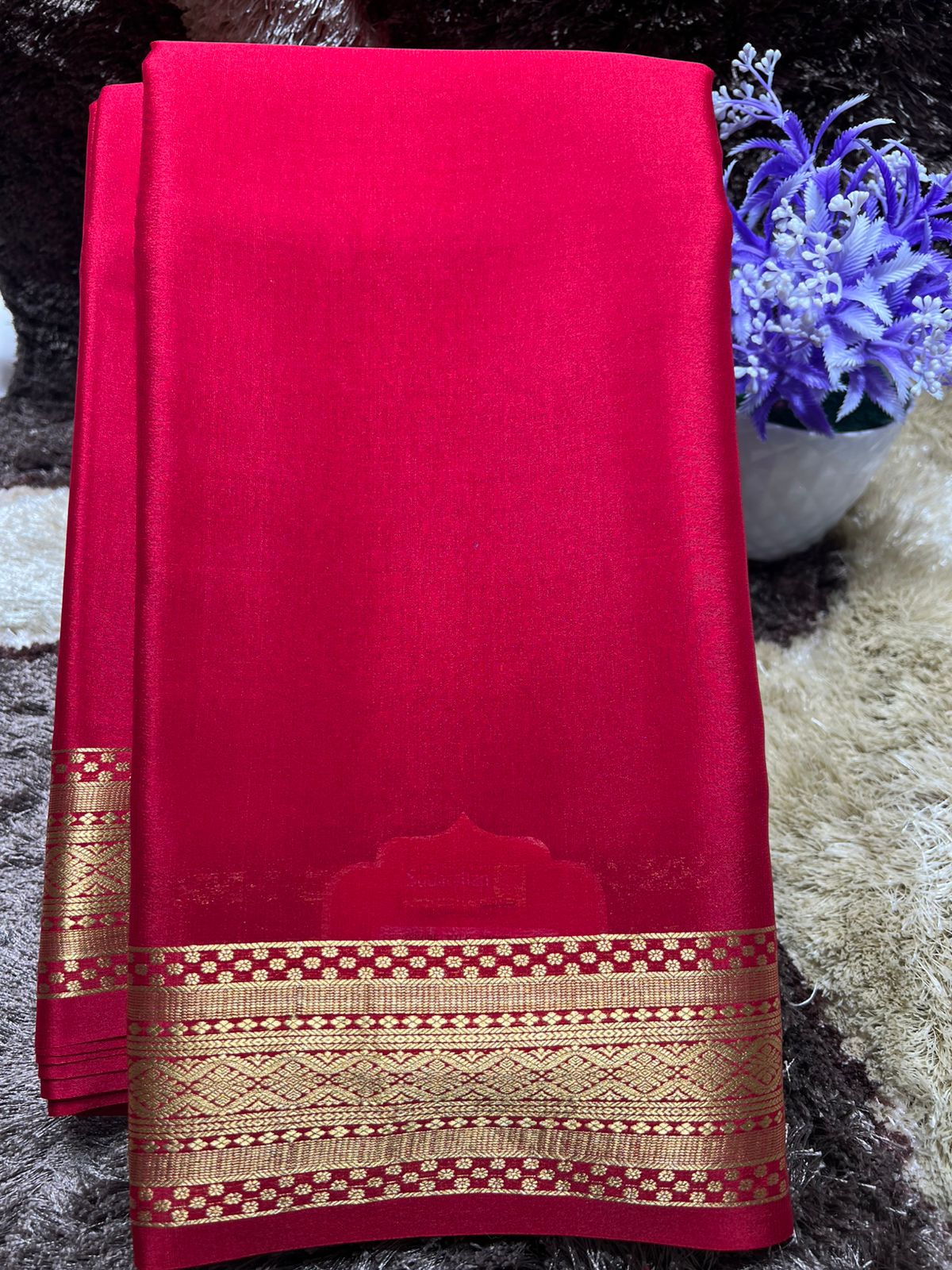Pure Mysore Silk Saree ( 60 Grams )