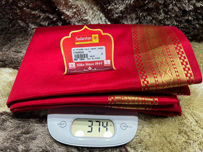 Pure Mysore Silk Saree ( 60 Grams )