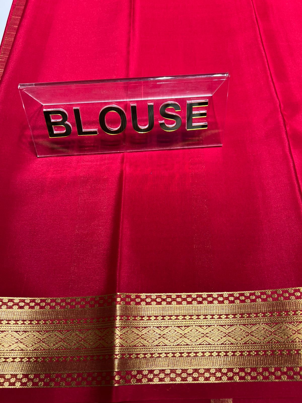Pure Mysore Silk Saree ( 60 Grams )
