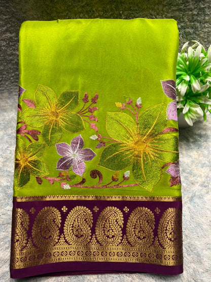 Pure Mysore Silk Saree.