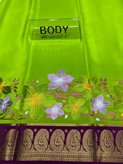 Pure Mysore Silk Saree.
