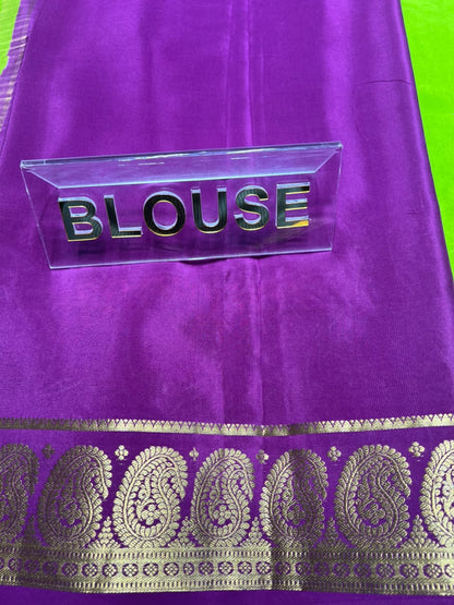 Pure Mysore Silk Saree.