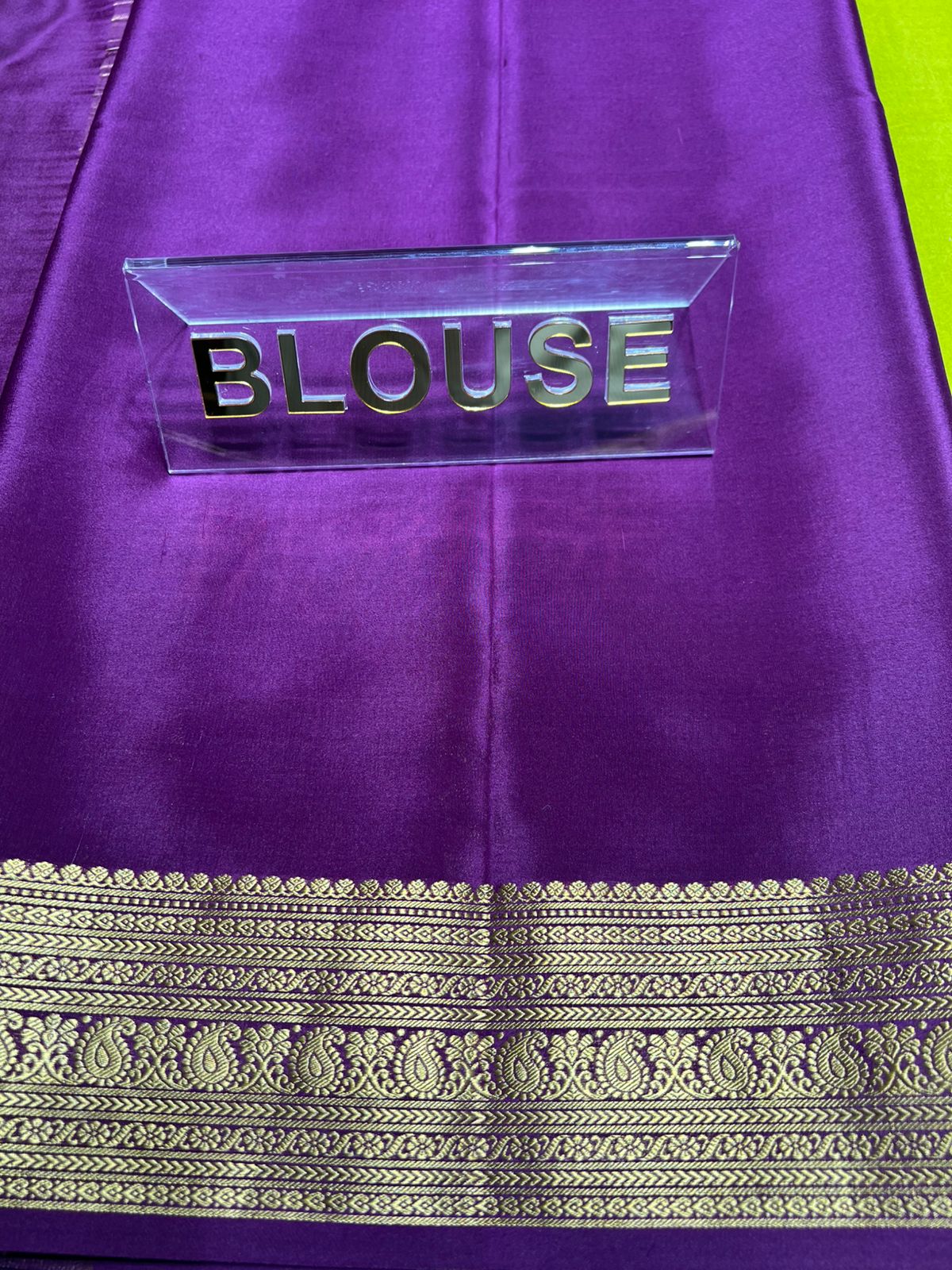 Pure Mysore Silk Saree.