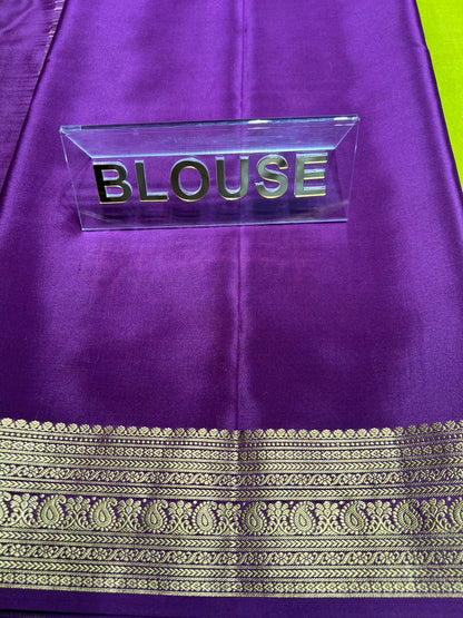 Pure Mysore Silk Saree.