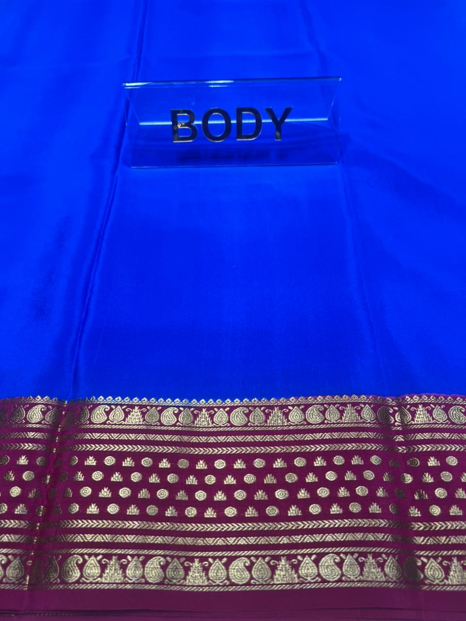 Pure Mysore Silk Saree.