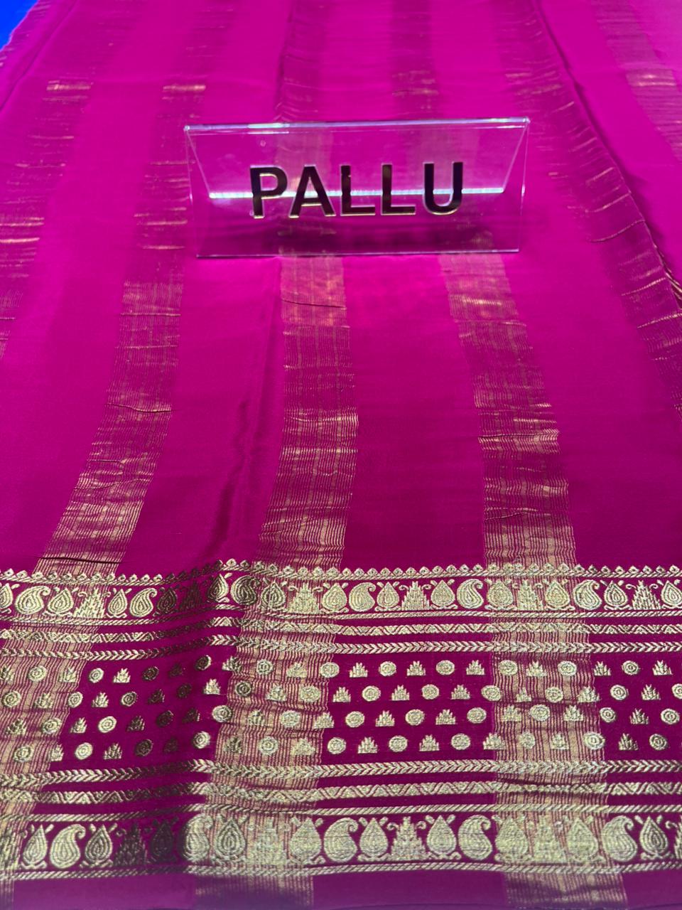 Pure Mysore Silk Saree.