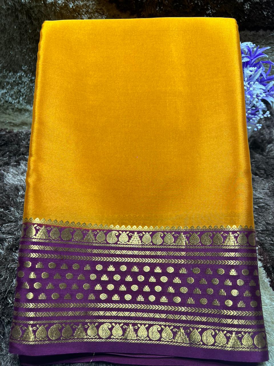 Pure Mysore Silk Saree.