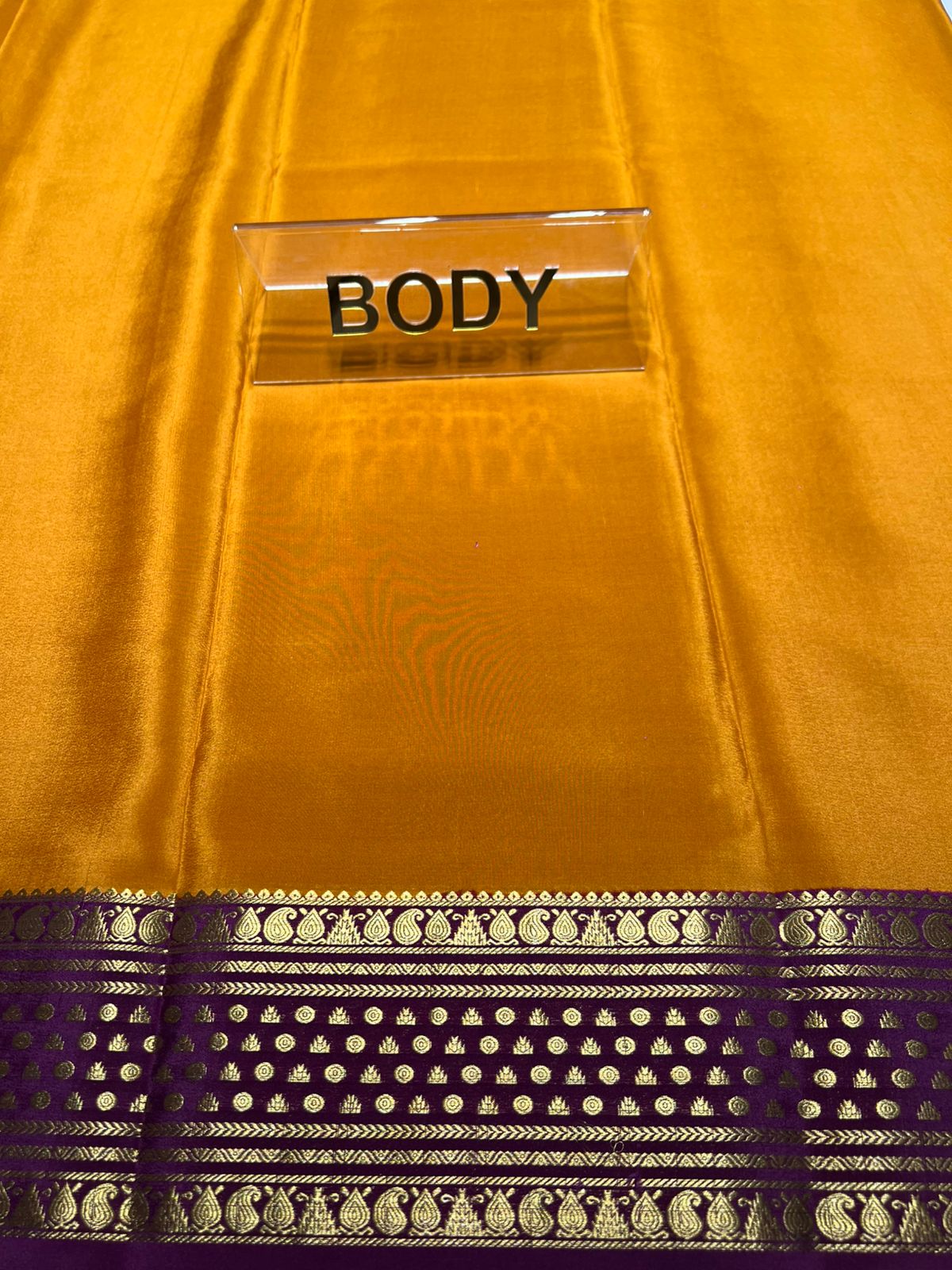 Pure Mysore Silk Saree.