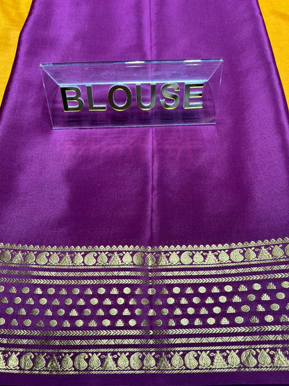 Pure Mysore Silk Saree.
