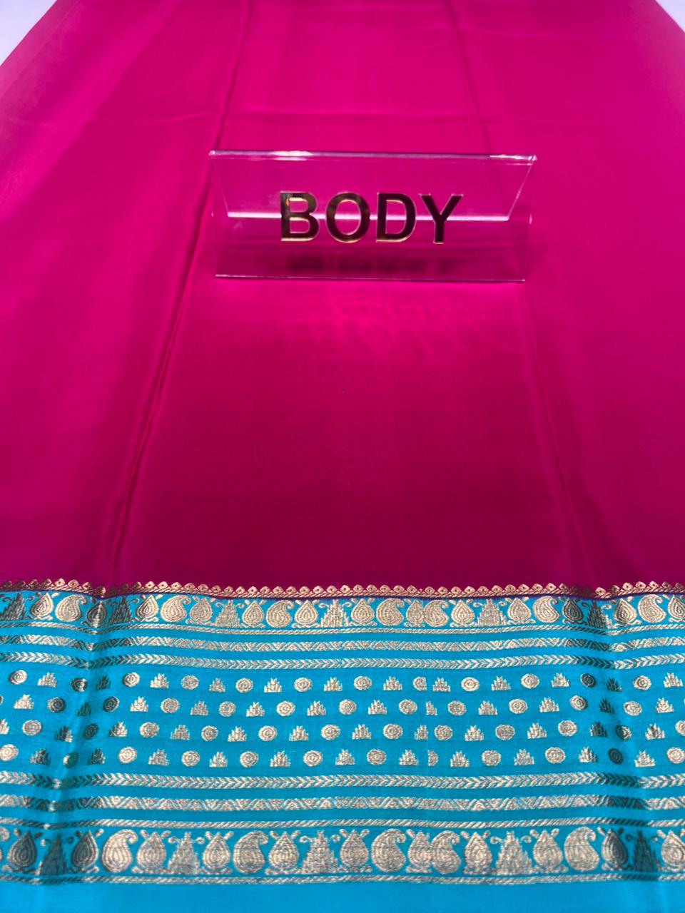 Pure Mysore Silk Saree.