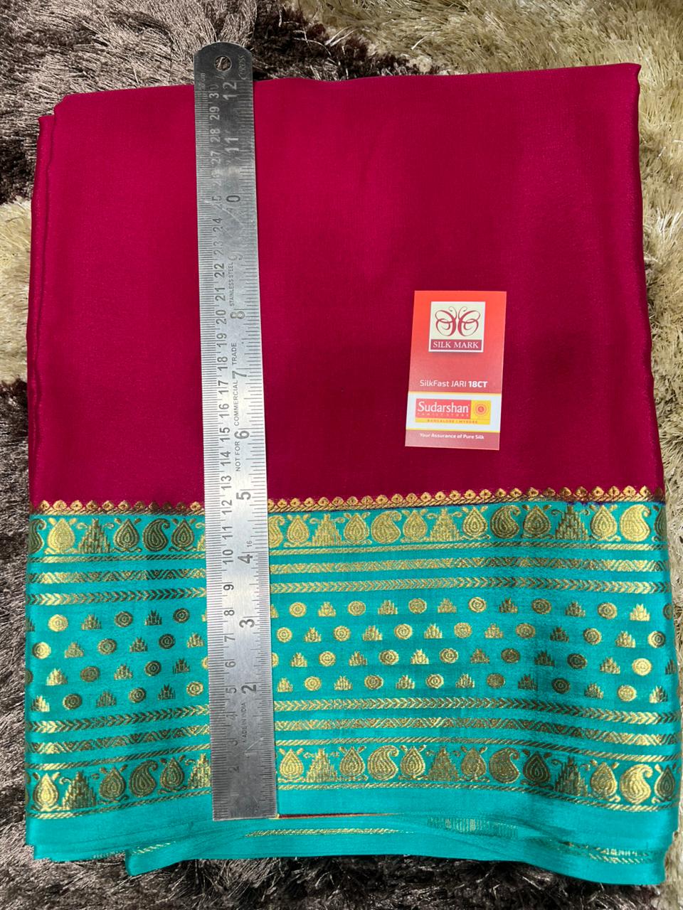 Pure Mysore Silk Saree.