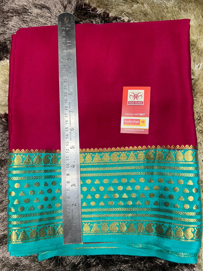 Pure Mysore Silk Saree.