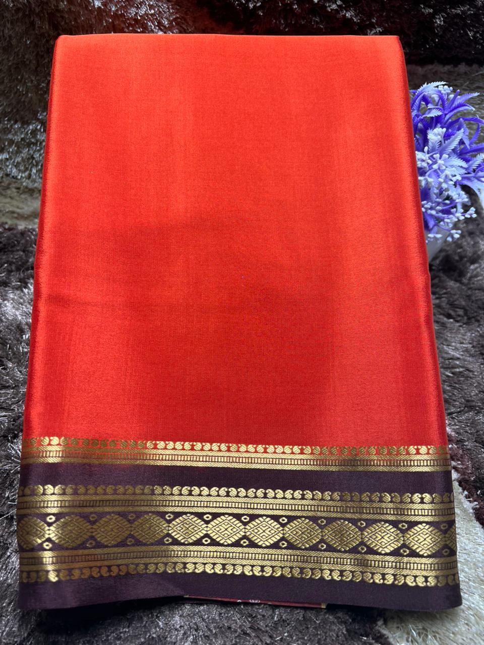 Pure Mysore Silk Saree.